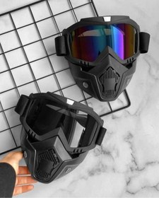 تصویر ماسک اسکی و موتورسواری 