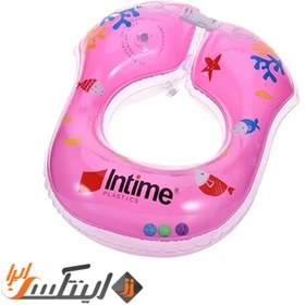 تصویر حلقه شنا زیربغل کودک صورتی اینتایم intime yt-225L Pink