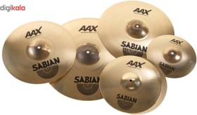 تصویر پک سنج و هاي هت سابين سري AAX مدل PW1 ا Sabian AAX PW1 Cymbal and Hi Hat Pack Sabian AAX PW1 Cymbal and Hi Hat Pack