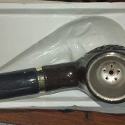 تصویر پیپ سنگی استوک بعلت رنگ زدگی فلز 