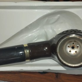 تصویر پیپ سنگی استوک بعلت رنگ زدگی فلز 