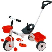 تصویر سه چرخه کودک هارلی بیبی لند با دسته متحرک 