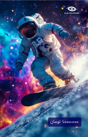 تصویر کارت هدیه فضانورد 