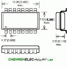 تصویر آی سی ULN2004 SOP-16 IC ULN 2004 SOP-16