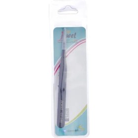 تصویر پنس انبری کاشت مژه سر صاف جول JEWEL GT-240 Jewel extension eyelash tool GT-240