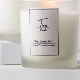 تصویر شمع لیوانی سفید 