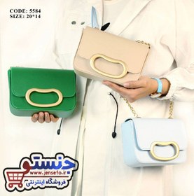 تصویر کیف زنانه و دخترانه پاسپورتی دهنه لبخند new کد 5584 bag women code 1401140