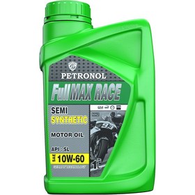 تصویر روغن موتور سیکلت پترونول فول مکس ریس 10W60 نیمه سنتتیک حجم 1 لیتر Petronol Full Max Race 10W60 Motorcycle Oil Semi Synthetic 1L