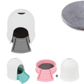 تصویر ظرف خاک گربه ام پتز بلژیک مدل ایگو با ارسال رایگان M-PETS Igloo 2 In 1