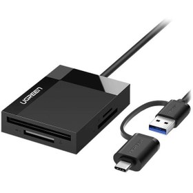 تصویر کارت خوان یوگرین CR125 ا UGREEN CR125 40755 USB 3.0 High Speed Card Reader UGREEN CR125 40755 USB 3.0 High Speed Card Reader