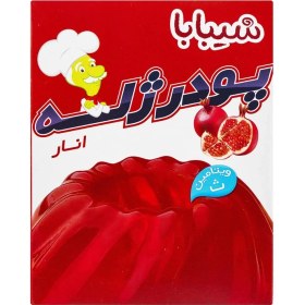 تصویر شیبابا پودر ژله انار پاکت 100 گرمی (کارتن 12 عددی) 