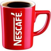 تصویر ماگ قرمز فنجان قهوه اورجینال Nescafe 