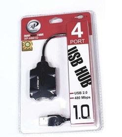 تصویر هاب USB چهار پورت ایکس پی مدل XP-H801C 