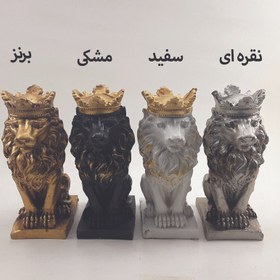 تصویر مجسمه طرح شیر تاج‌دار ایستاده ونداهایپر 