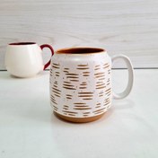 تصویر ماگ کرم راه راه 