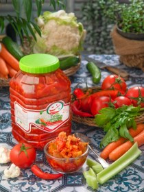 تصویر ترشی مخلوط فلفلی 