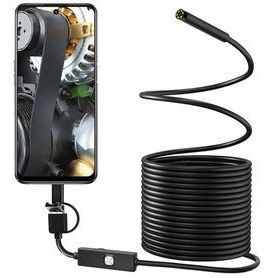 تصویر دوربین آندوسکوپی مدل ضدآب اتوفوکوس 10M 5MP HD 