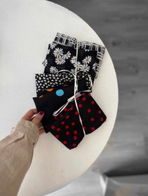 تصویر مینی اسکارف توپ رنگی 