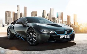 تصویر مدل سه بعدی BMW i8 