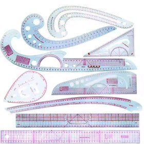 تصویر پک خط کش 9 تکه 