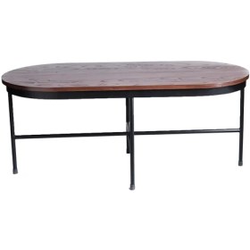 تصویر میز جلو مبلی مدرن فلز و چوب برند اُرفیک 