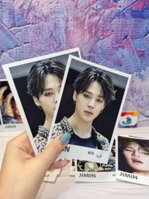 تصویر پولاروید فوتو کارت عکس طرح بی تی اس جیمین چیمی سایز 10 در 15 یک عدد - 3 Bts bt21 park jimin