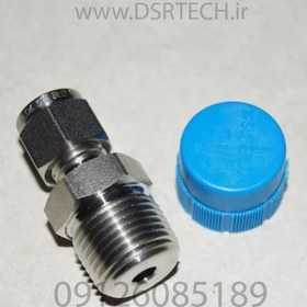 تصویر میل کانکتور سوپرلاک Superlok Male Connector 1/4 in. Tube OD x 3/8 in. Male NPT - دلتا صنعت رایان 