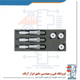 تصویر ست میکرومتر دو فک آسیمتو داخل سنج 6-3 میلی متر مدل 8-62-209 Asimeto Two Points Inside Micrometer Set 209-62-8