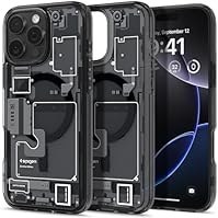 تصویر Spigen Ultra Hybrid MagFit طراحی شده برای iPhone 16 Pro Case [ضد زردی] [محافظت درجه نظامی] سازگار با MagSafe - Zero One Spigen Ultra Hybrid MagFit Designed for iPhone 16 Pro Case [Anti-Yellowing] [Military-Grade Protection] Compatible with MagSafe - Zero One