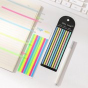 تصویر کاغذ یادداشت شفاف ۱۶۰ عددی هایلایتر 