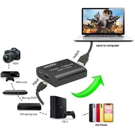 تصویر کارت کپچر اکسترنال HDMI با پورت USB2.0 HDMI VIDEO CAPTUR