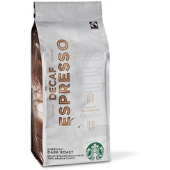 تصویر دانه قهوه استارباکس بدون کافئین Decaf Espresso دی کف اسپرسو 250 گرمی 