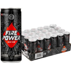 تصویر نوشیدنی انرژی زا فایر پاور - 250 میلی لیتر بسته 24 عددی Fire Power Energy Drink 250ML Pack of 24 Pieces