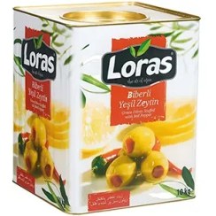 تصویر زیتون کبابی لوراس ۱۰ کیلوگرم بدون هسته 