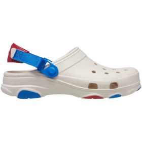 تصویر کراکس مدل آلترین (گچی/آبی/قرمز) - Crocs All Terrain (Stucco/Blue/Red) 