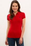 تصویر پولوشرت روزمره زنانه قرمز مارک us polo assn G082GL011.000.1227451 ا Kırmızı Kadın T-Shirt Kırmızı Kadın T-Shirt