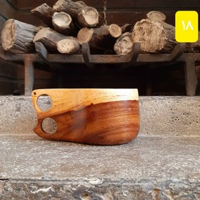 تصویر 1 عدد لیوان چوبی کوکسا کد 218 