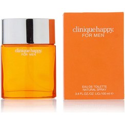 تصویر ادو تویلت مردانه مدل Happy حجم 100 میل کلینیک Cleanic Eau De Toilette Happy For Men 100ml