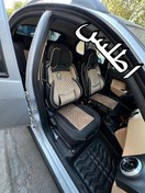 تصویر روکش صندلی اطلس ست بادیزاین داخلی اطلس وسط مخمل بغل برزنت کوالیتی بالاوعالی مناسب اطلس 