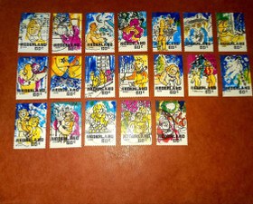 تصویر سری تمبر باطله خارجی 