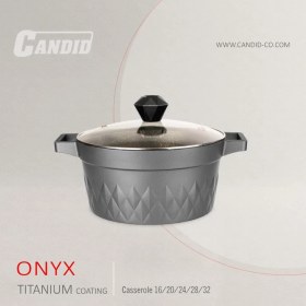 تصویر قابلمه تیتانیوم کاندید مدل اونیکس (سایز 16) Candid Titanium Onyx Pot 16