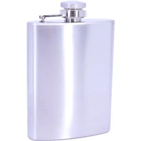 تصویر کروم مات Hip Flask-Hip Flask 4 OZ - 2746 