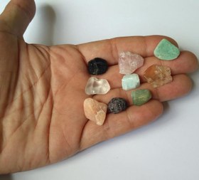 تصویر مجموعه 9 عدد سنگ طبیعی (کد 66) 