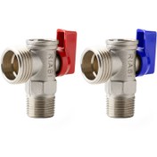 تصویر شیر ماشین لباسشویی ریابی 2 عددی شیر ماشین لباسشویی ریابی 2 عددی