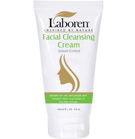 تصویر کرم پاک کننده پوست چرب لابورن laboren facial cleansing oily skin cream