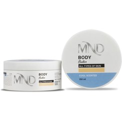 تصویر کرم بدن با رایحه خنک ام ان دی 150 میلی لیتر MND