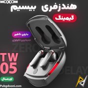 تصویر هندزفری و ایرپاد گیمینگ بیسیم RGB موکسوم Moxom MX-TW05 GM اورجینال 