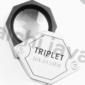 تصویر ذربین 6ضلعی 10X چینی TRIPLET 