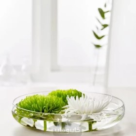 تصویر کاسه سرو شیشه ای شفاف 26 سانتی متر ایکیا مدل IKEA BERÄKNA IKEA BERÄKNA bowl clear glass 26 cm