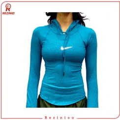 تصویر سوییشرت جلو بسته کلاه دار فلامنت Filament hooded sweatshirt with front closure